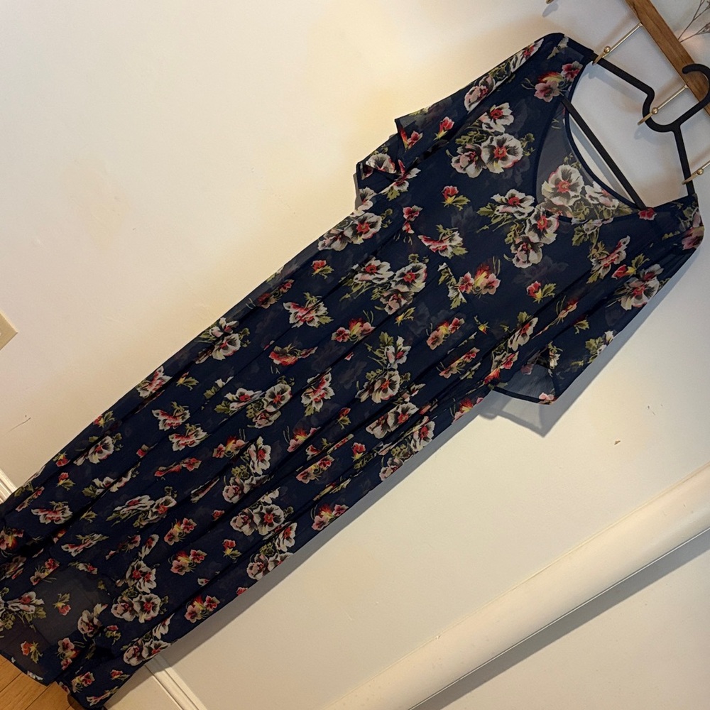 Floral Navy Dress